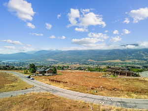 View of mountain background