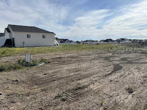 View of yard with a residential view