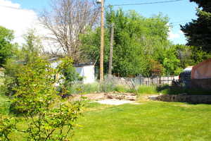 View of back yard