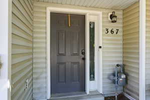 View of exterior entry
