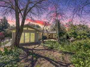 Rear view of property