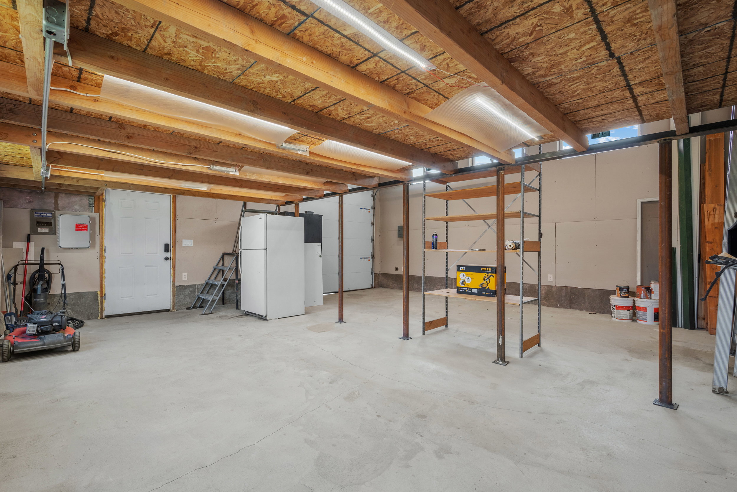 Finished concrete flooring provides a durable surface