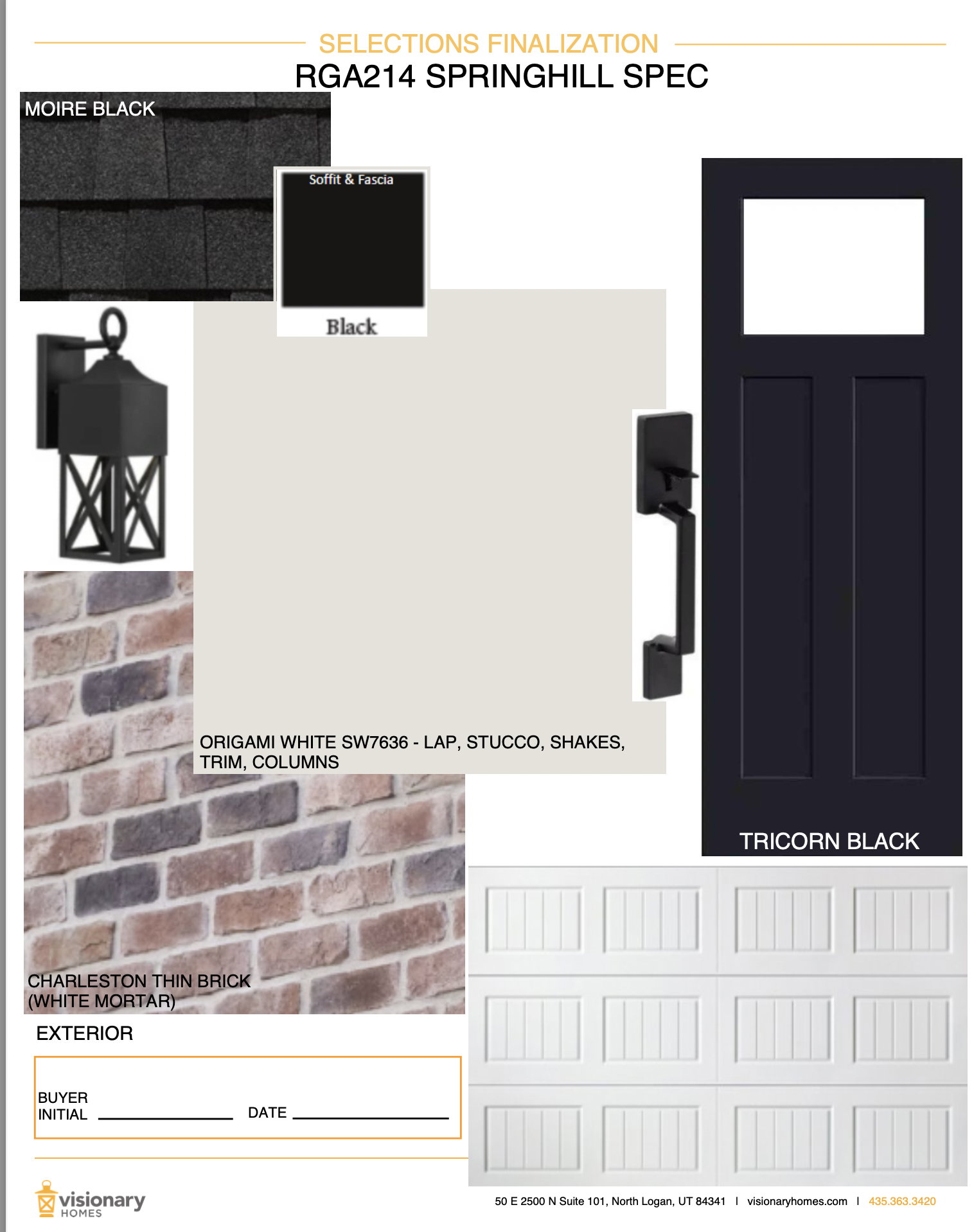 Actual Design Collections for this home.