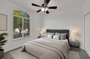 2nd Bedroom virtually staged
