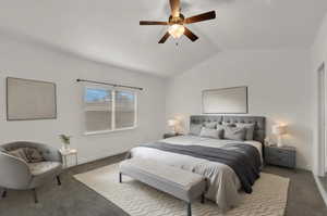 Master Bedroom virtually staged
