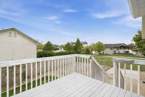View from back deck