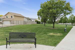 Front of home showing proximity to the Legacy trail