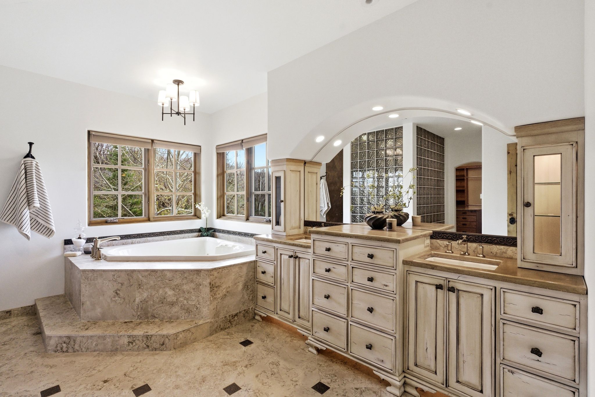 Primary Suite Bathroom with Heated Floors