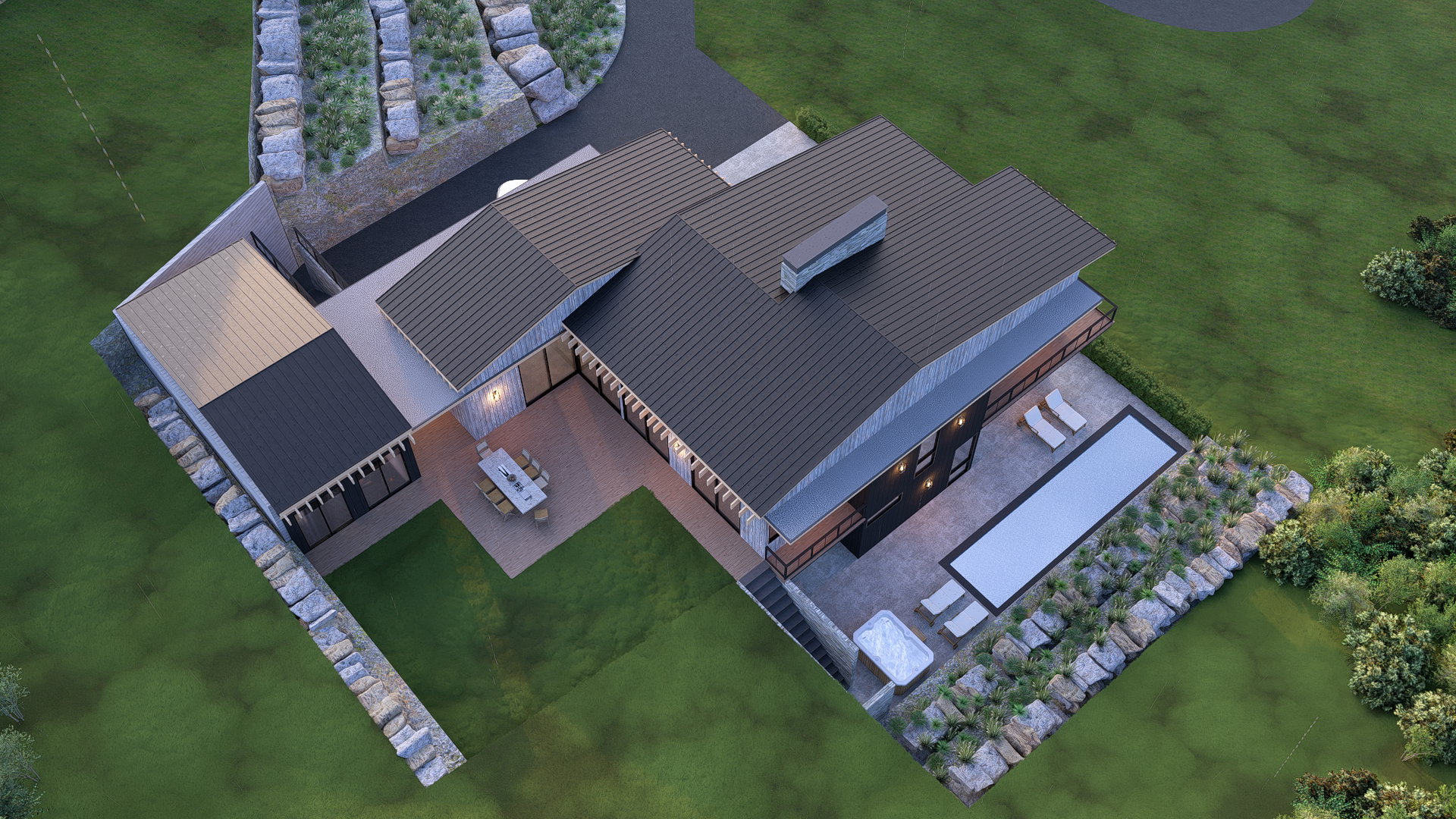 Rendering of one available build set.