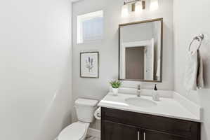 Main floor powder room