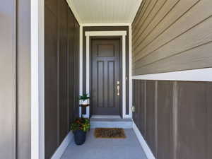 Inviting north east facing front porch