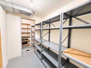 View of storage room