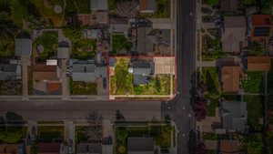 Property situated on a corner lot featuring a spacious yard