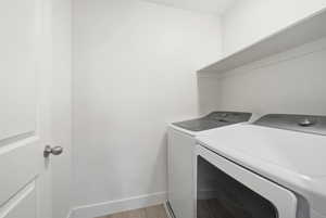 washer and dryer included