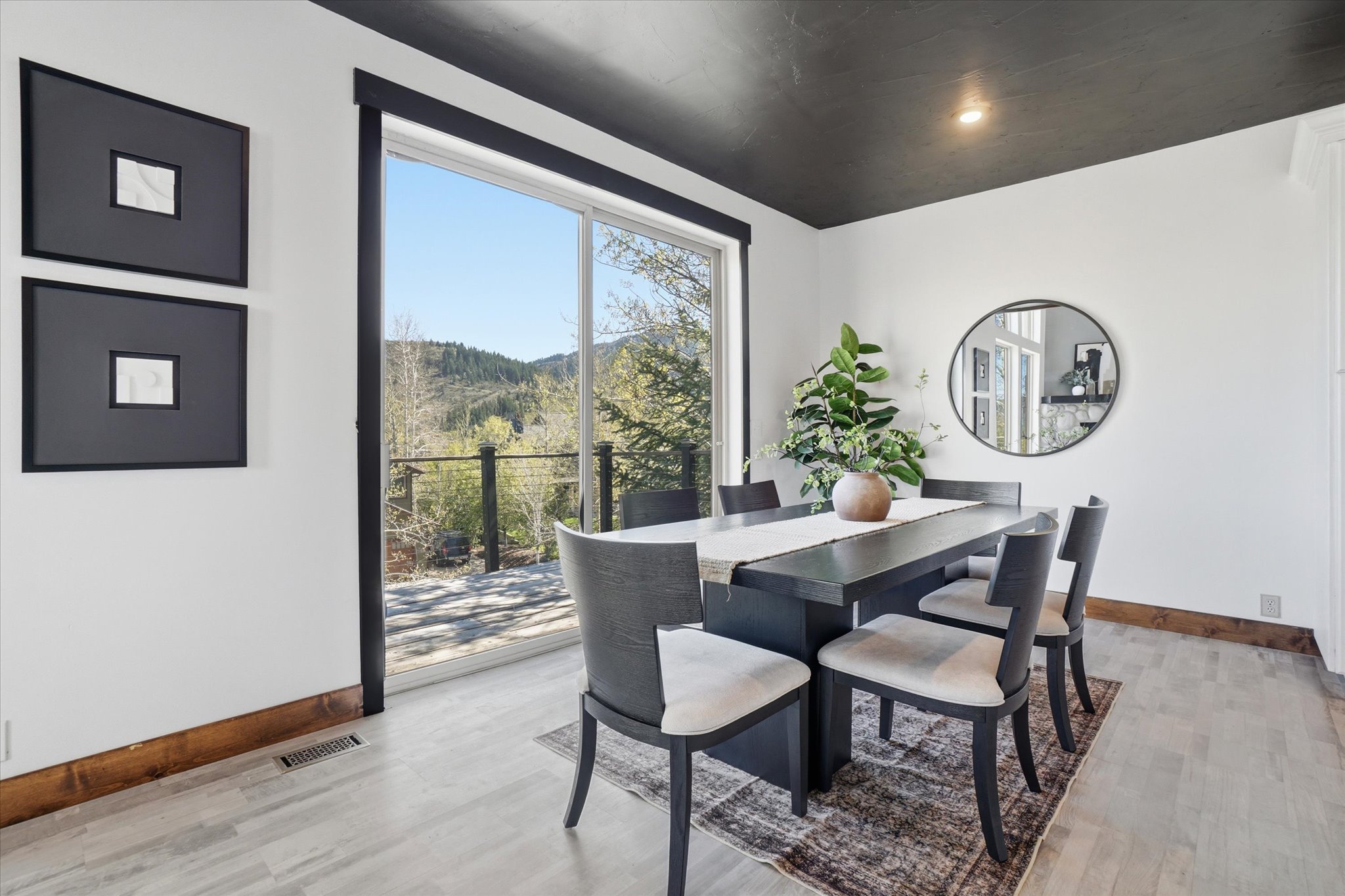 Dining area with views!