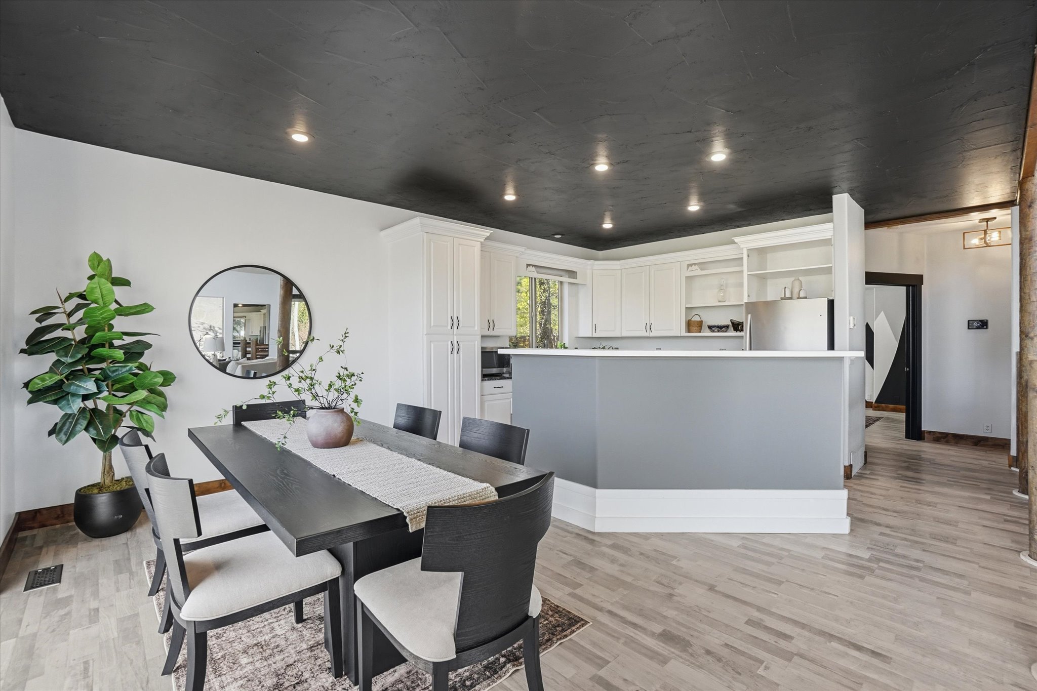 Open-concept dining