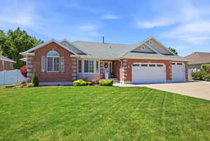 Red brick exterior with white trim accents
