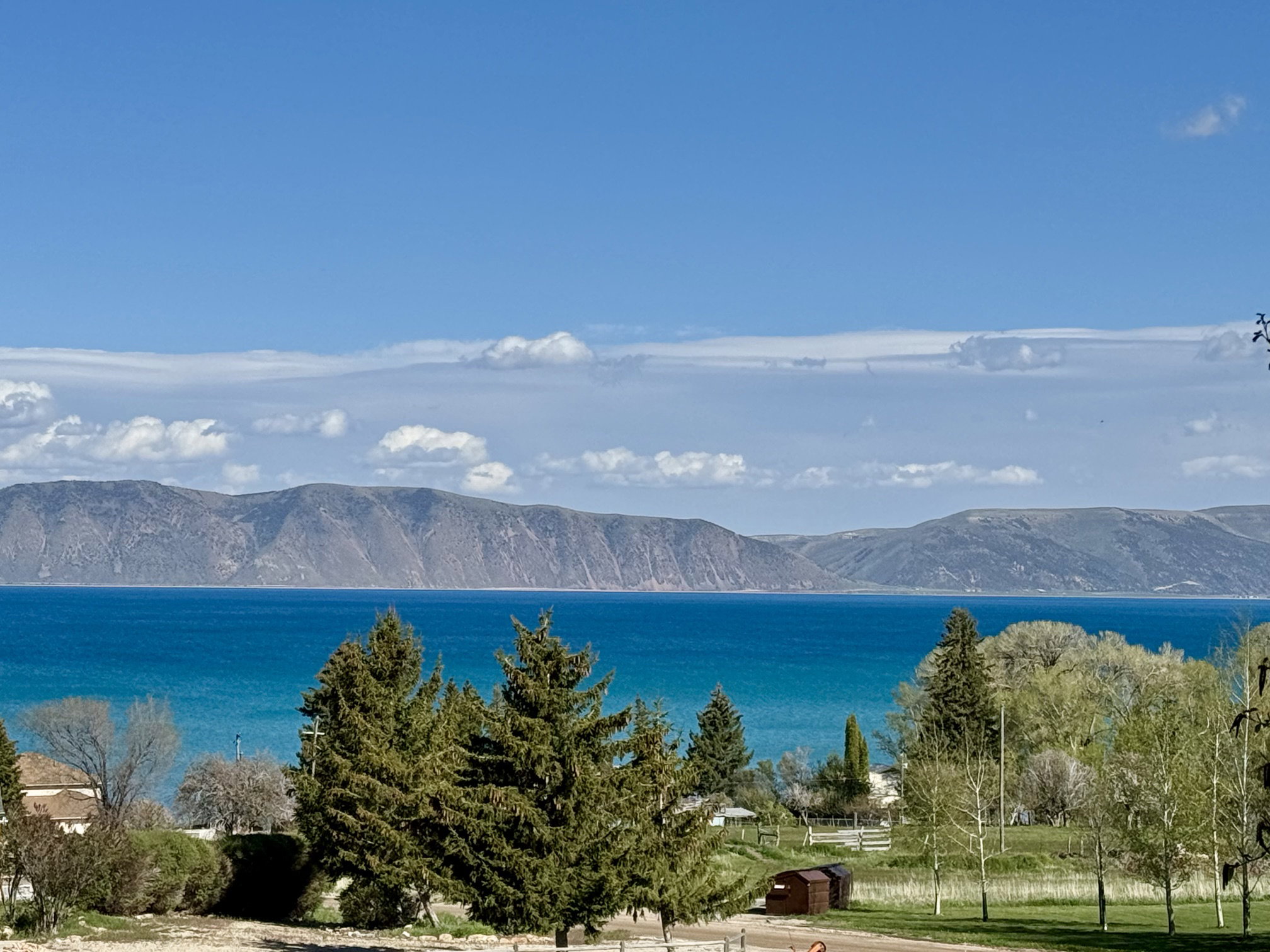 Bear Lake view from property
