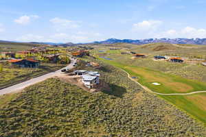 Modern architectural homes situated within a natural landscape