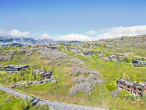 Expansive hillside property featuring multiple residential structures, winding paved roads, and extensive natural landscaping