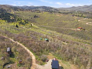 Expansive natural landscape featuring rolling hills and abundant trees
