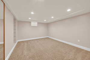 Basement bedroom