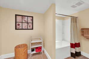 Basement bathroom