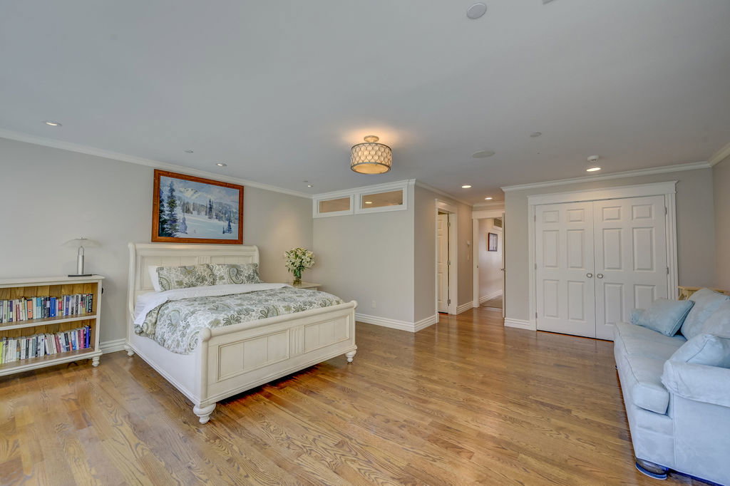 Hardwood flooring and crown molding throughout