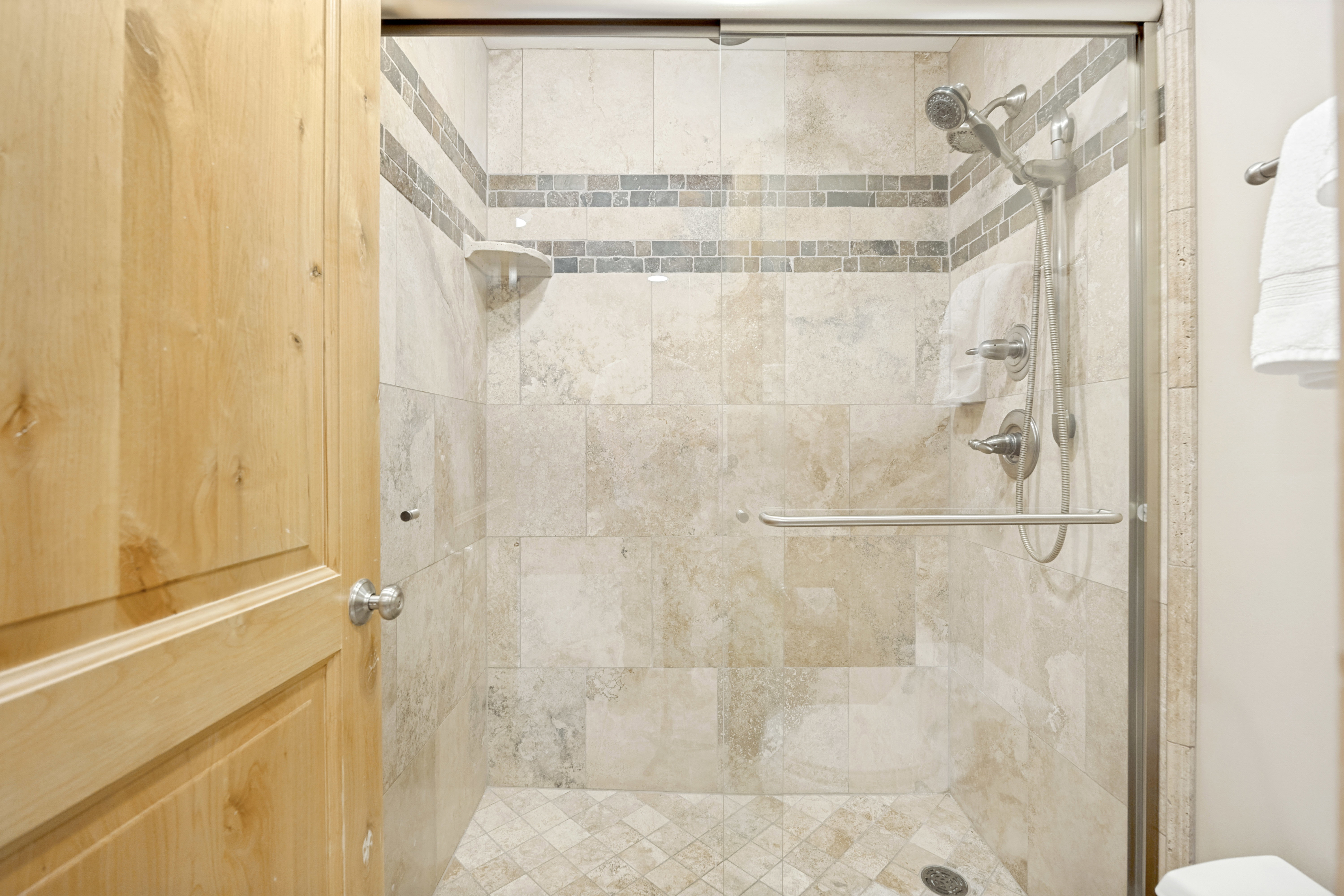 Primary bathroom shower