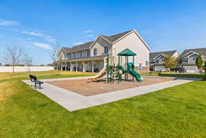 Nearby community playground and green space