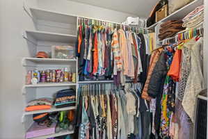 Primary bedroom ensuite walk-in closet