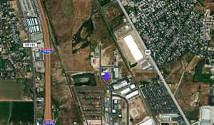 Strategic location map highlighting the property’s proximity to I-15, Highway 89, 2700 North, Rulon White Blvd, Parkland Blvd/1600 W, and nearby commercial/industrial growth.