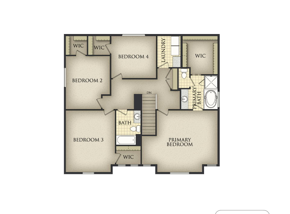 Upstairs Floor plan