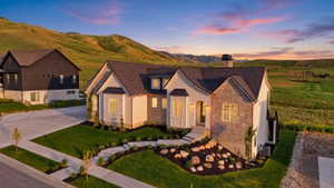 View of front of home with mountain & valley view