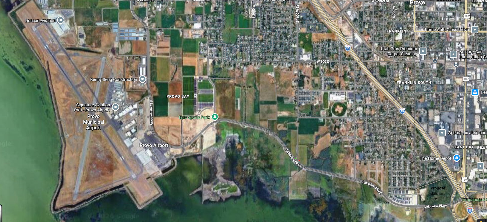 Aerial Map. Depicting the geographic location of the property