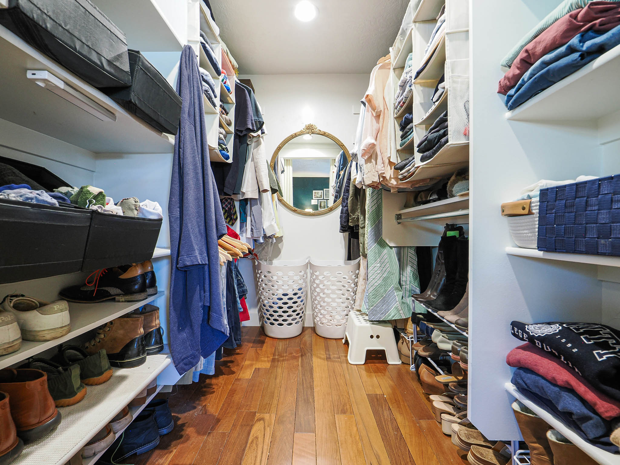 Primary closet.