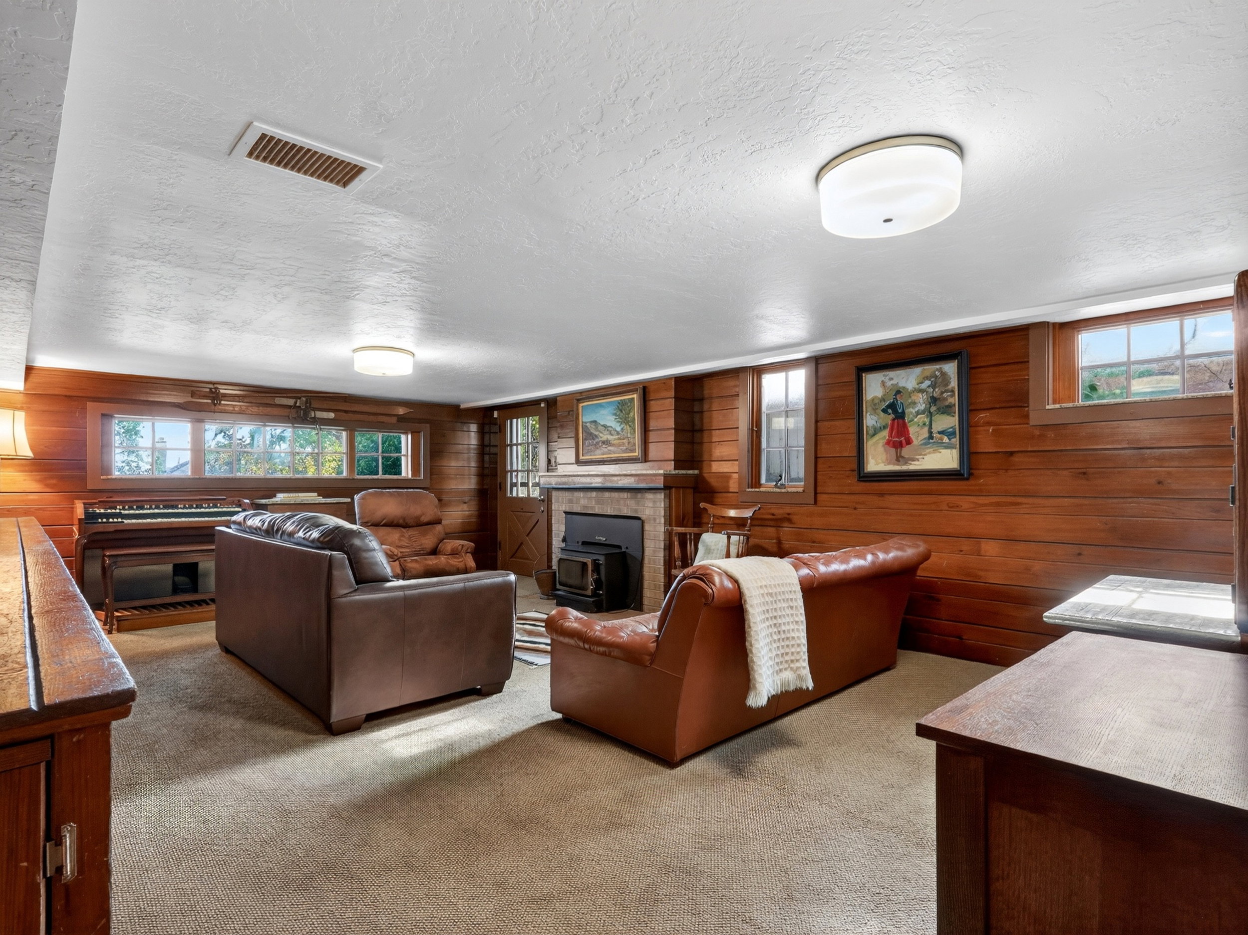 Family room with entrance.