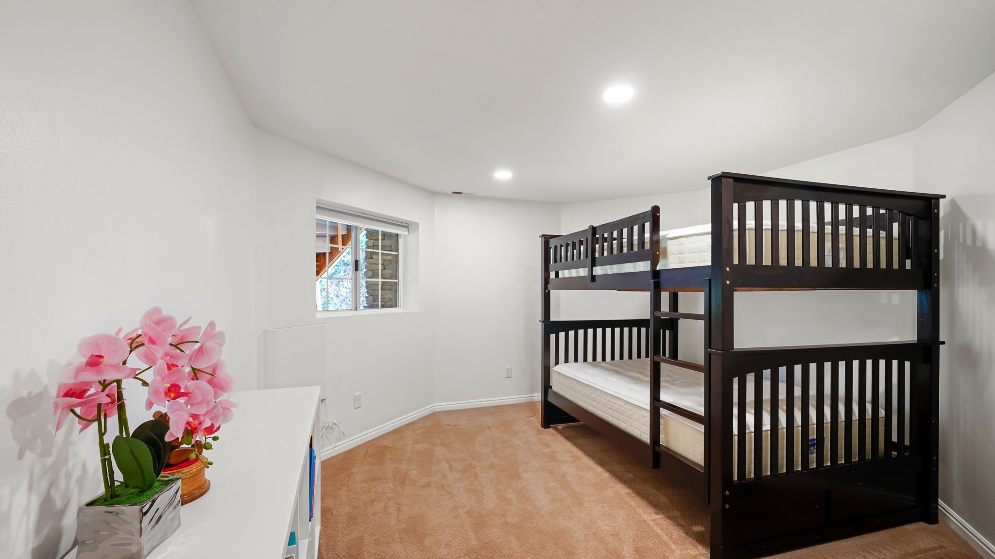 Basement bedroom
