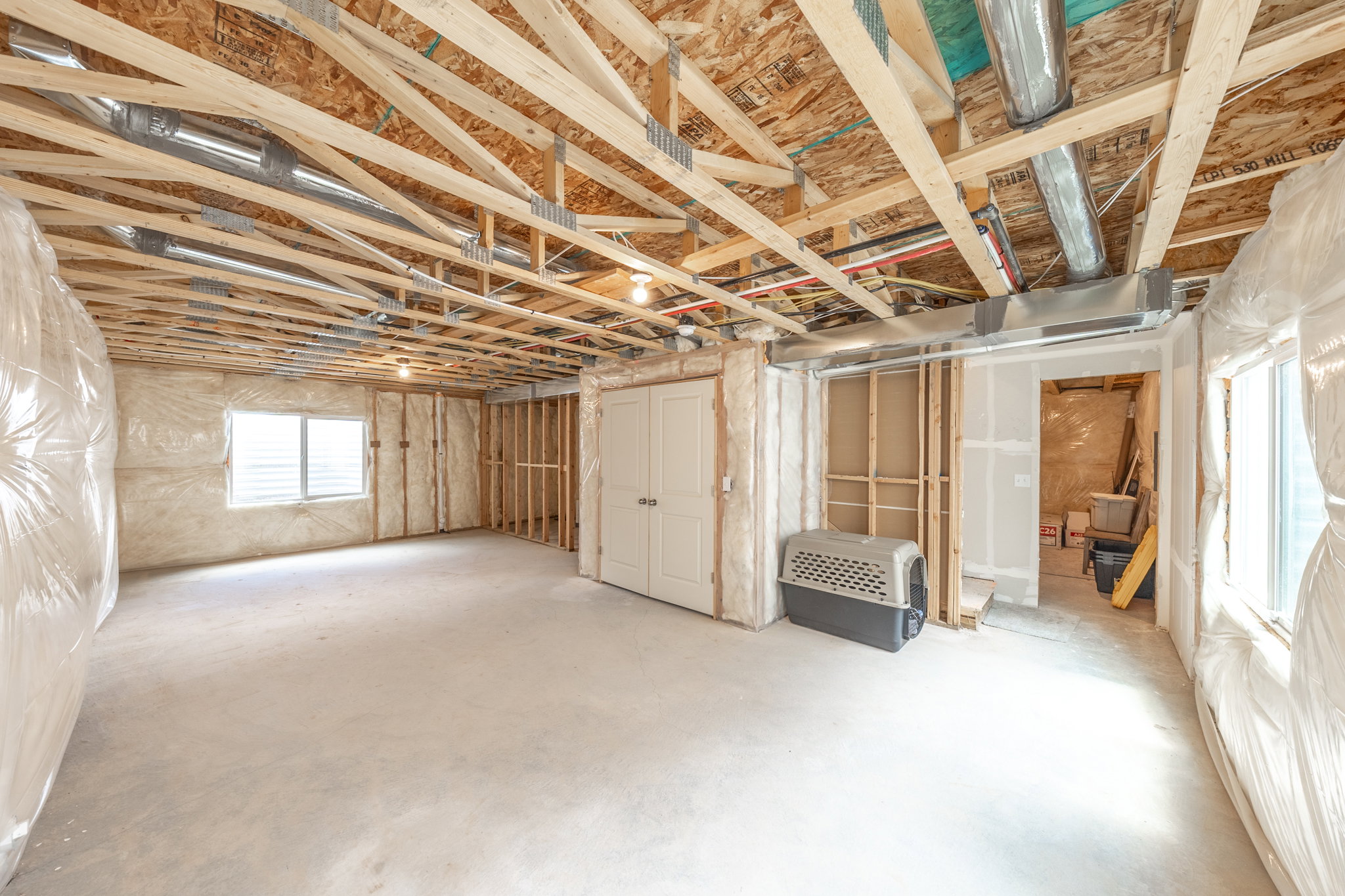 Unfinished basement