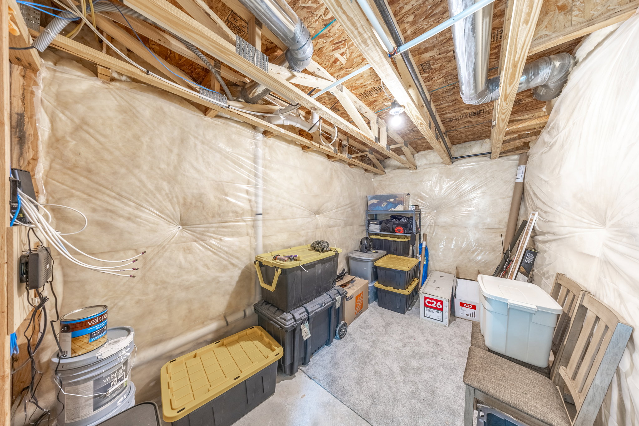 Unfinished basement
