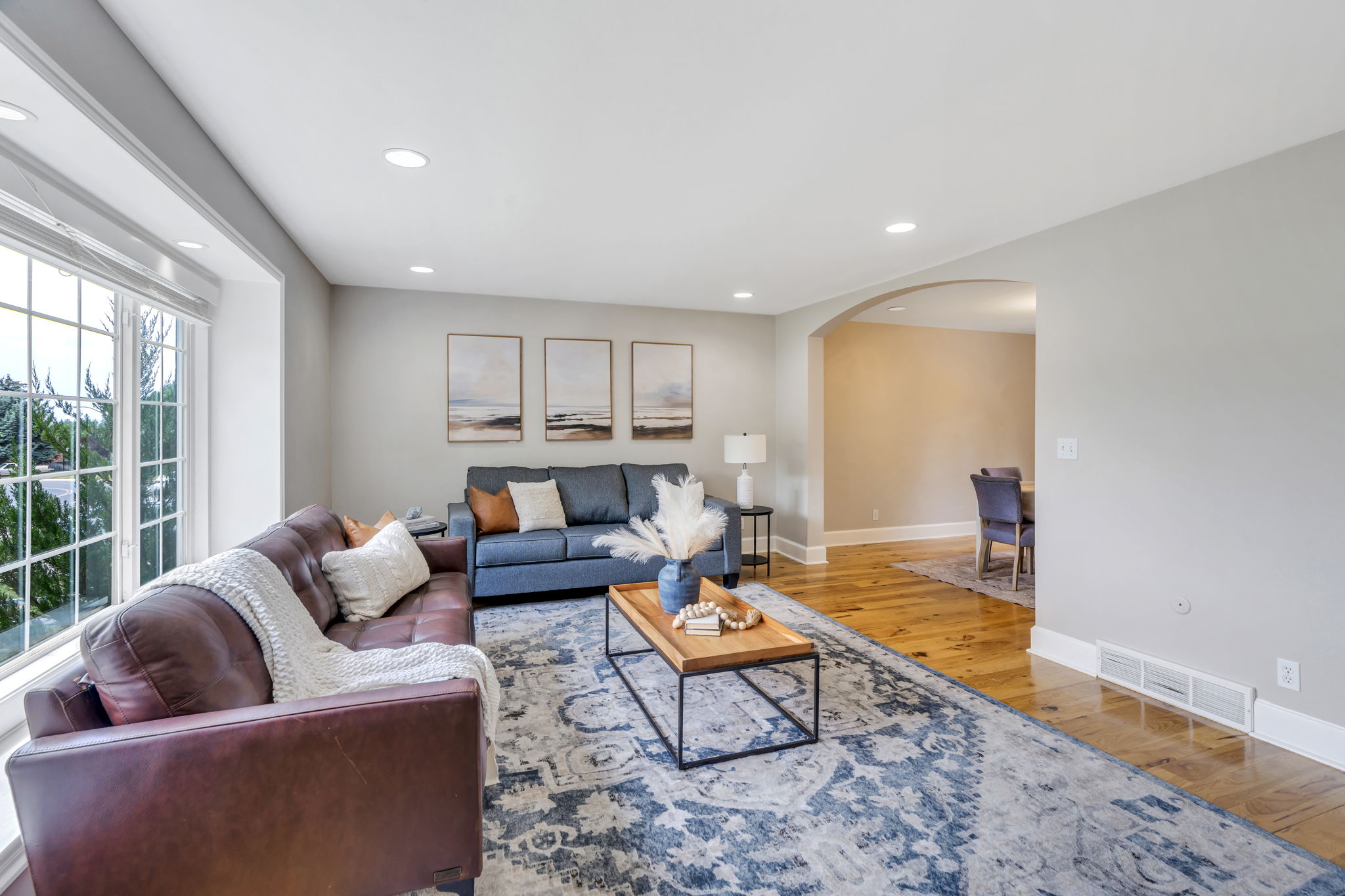 Beautiful windows provide plenty of natural light
