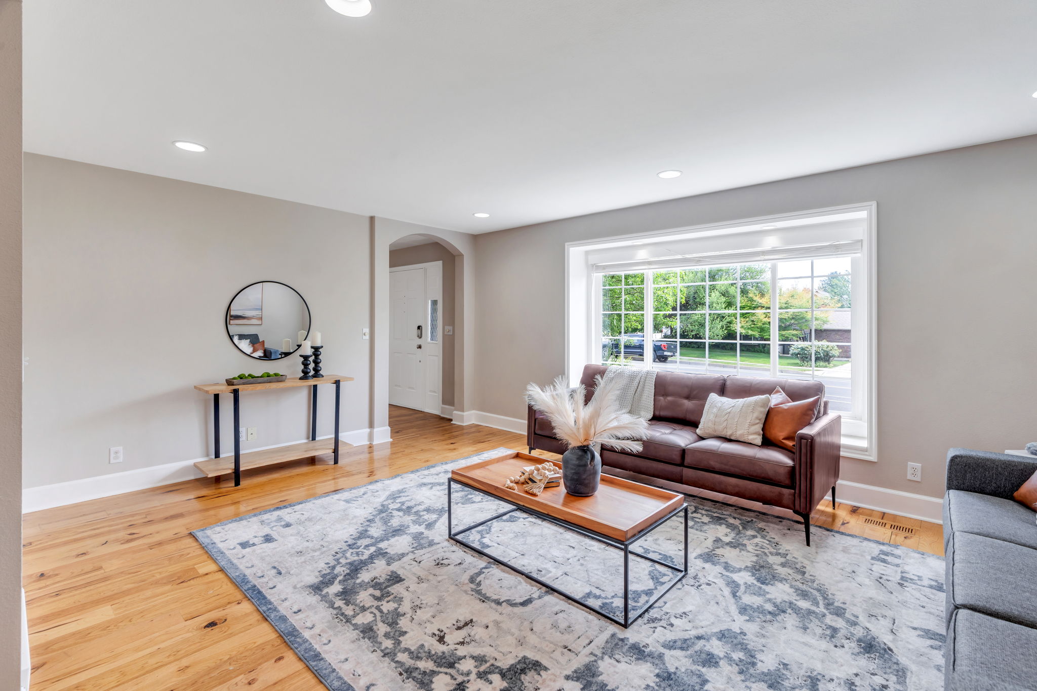 Hardwood flooring throughout main level