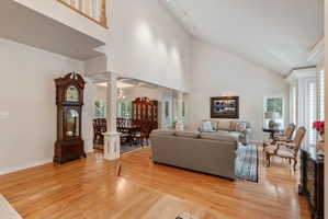 Entry from the front door into formal living room