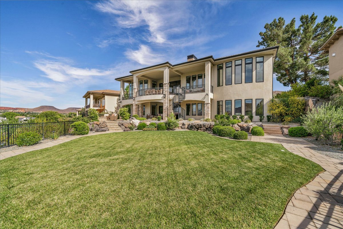 Large backyard