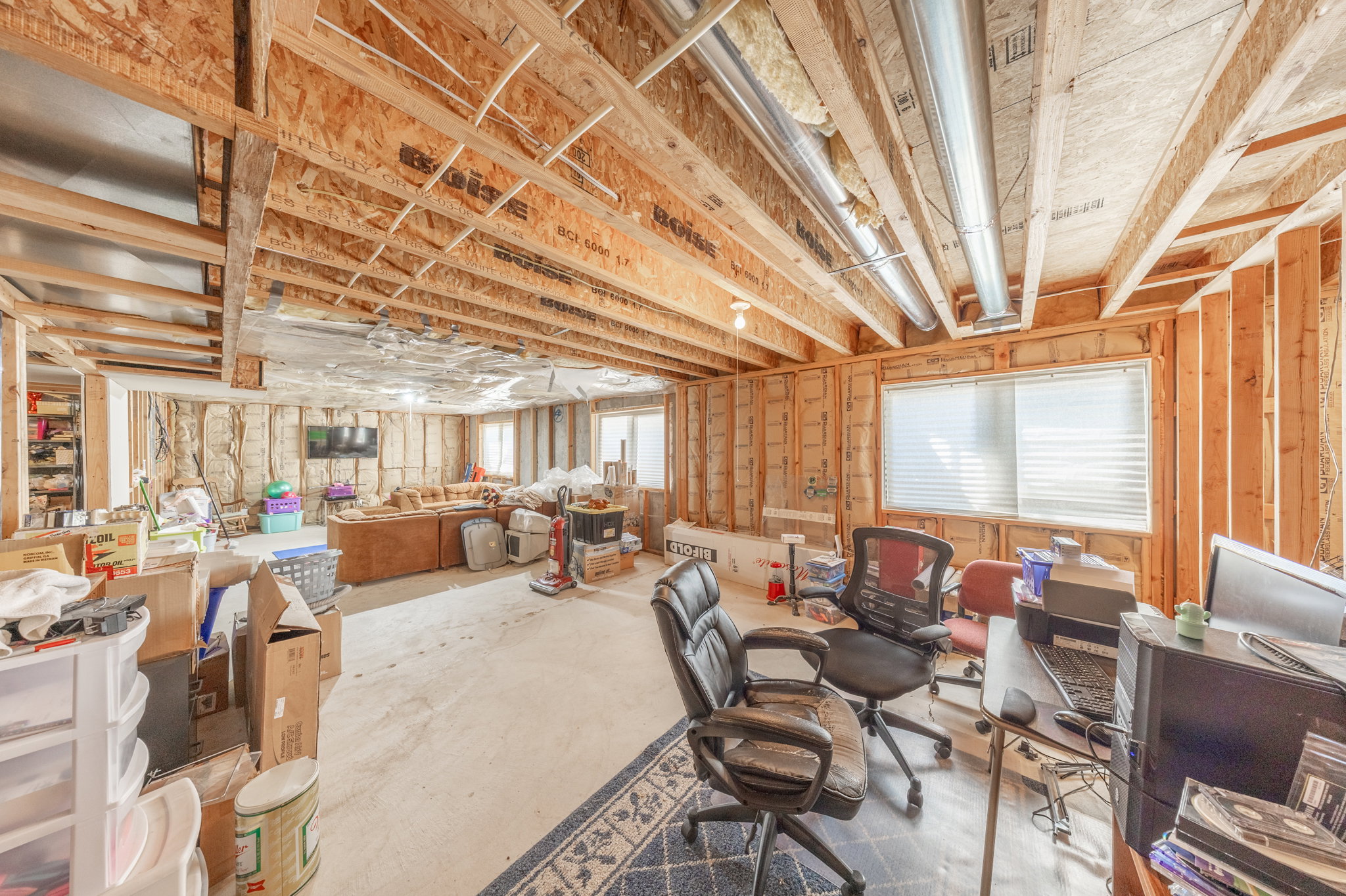 Unfinished basement