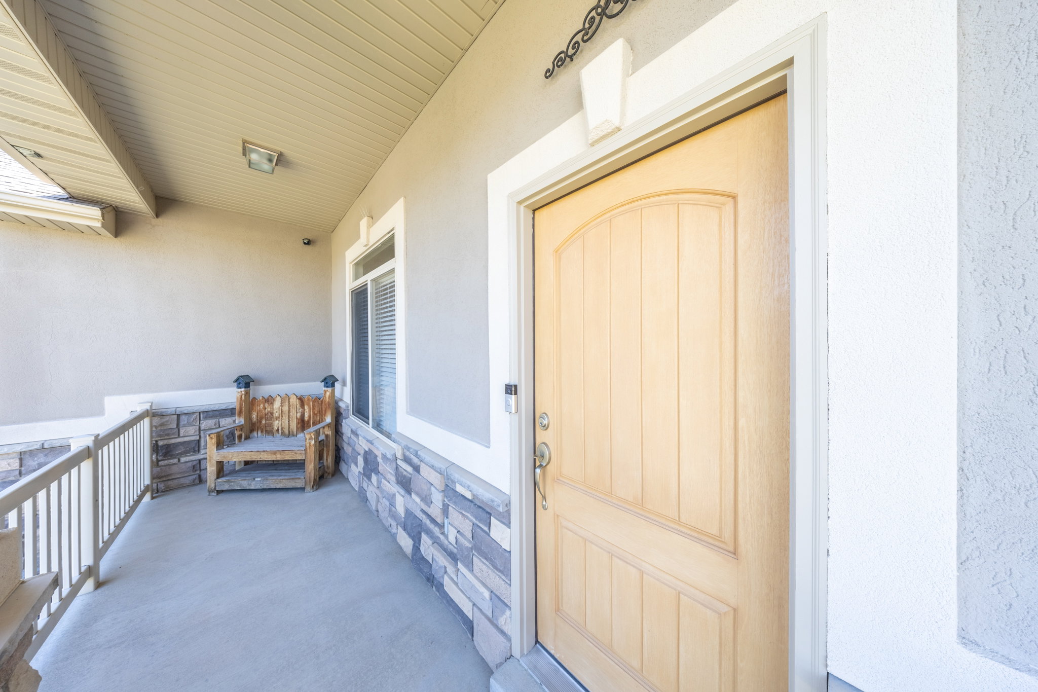 Covered front porch