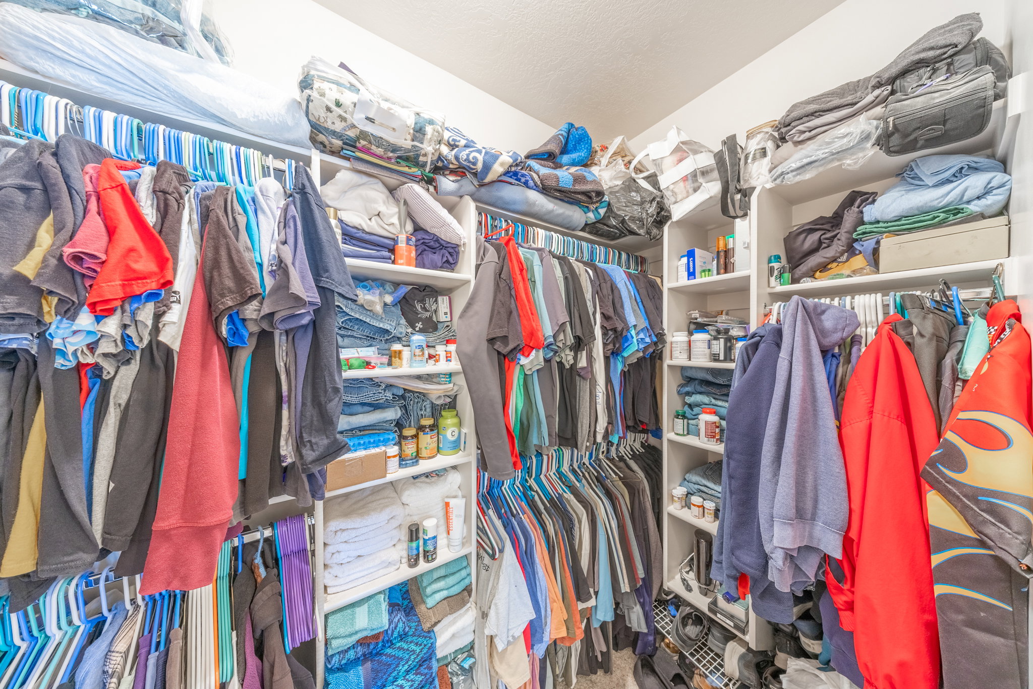 Primary walk-in closet