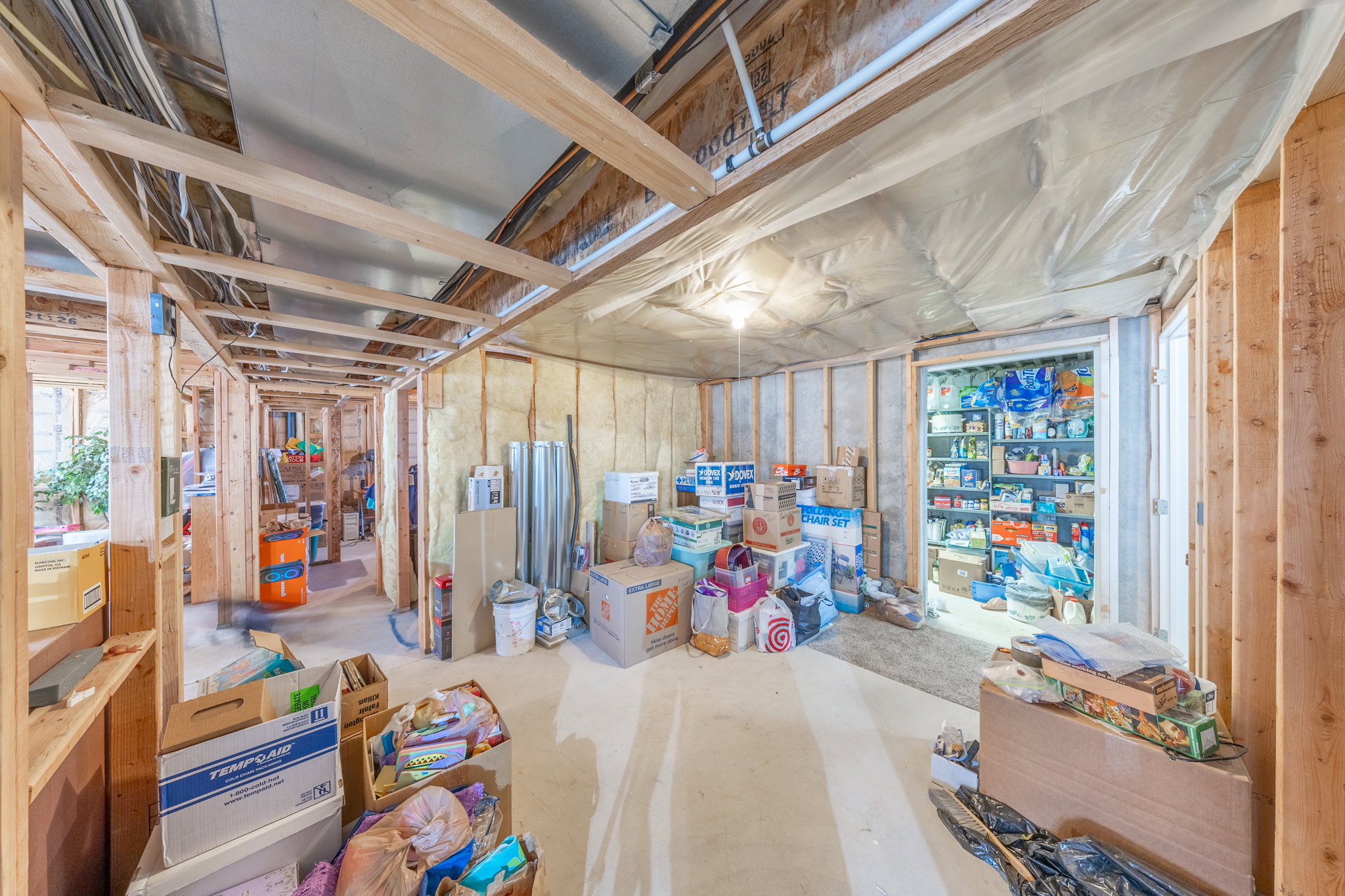 Unfinished basement