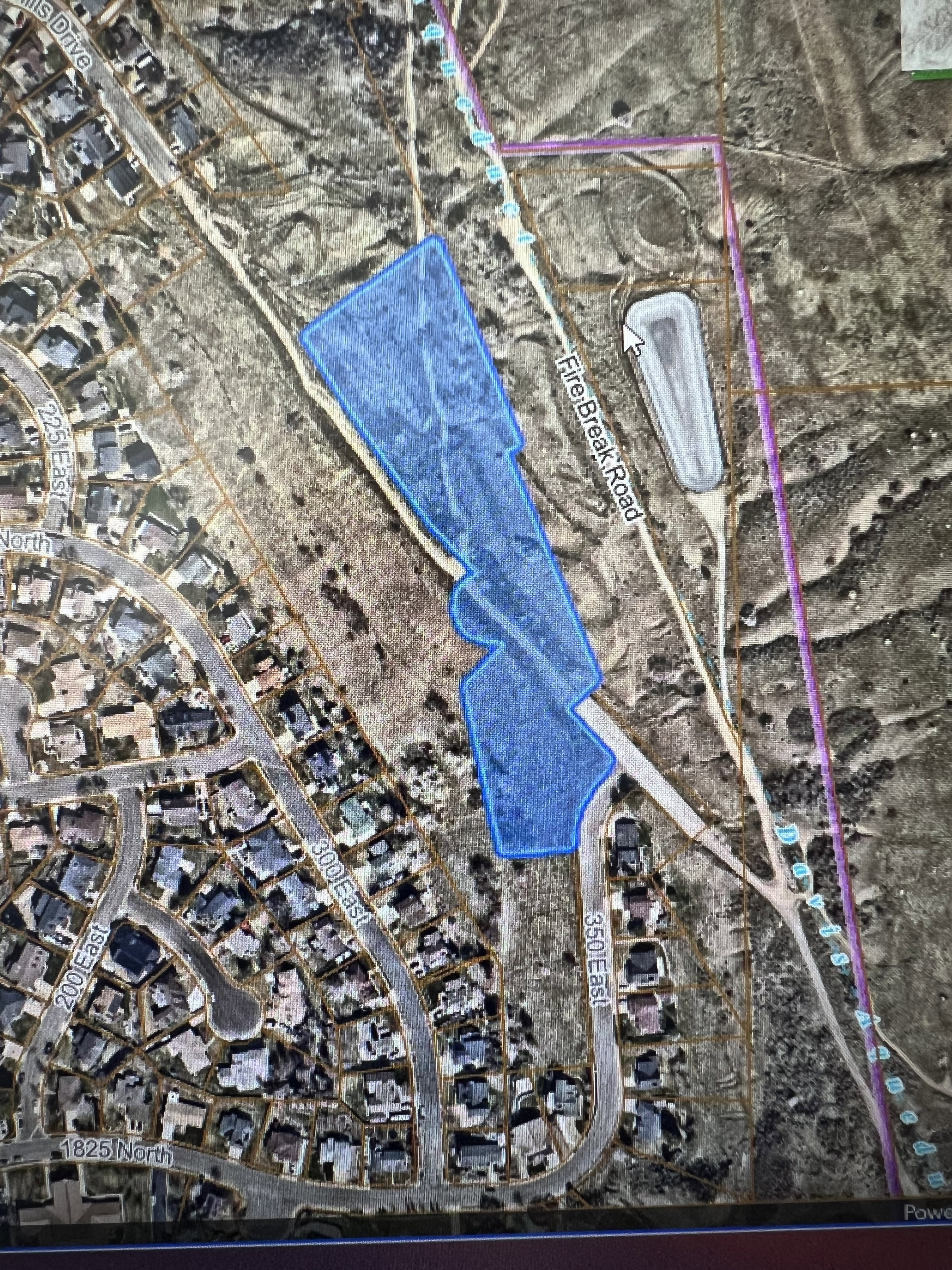 Plat Map. Illustrating the property boundaries and surrounding geographical features
