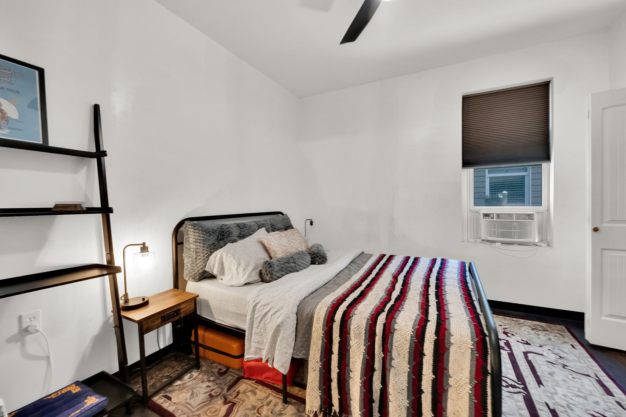 Hardwood-style flooring throughout